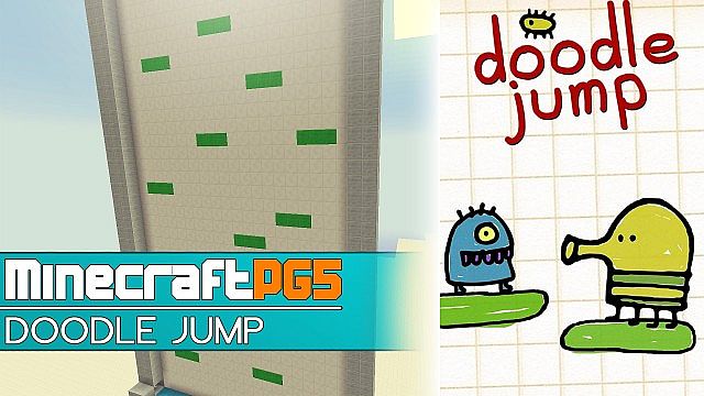 Doodle Jump карта minecraft