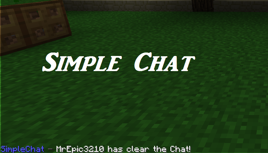 Плагин Simple Chat для Minecraft 1.7.2