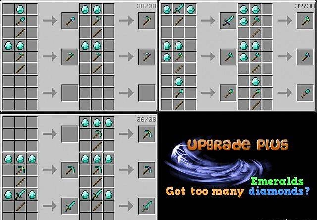 Мод UpgradePlus для Minecraft [1.7.2]