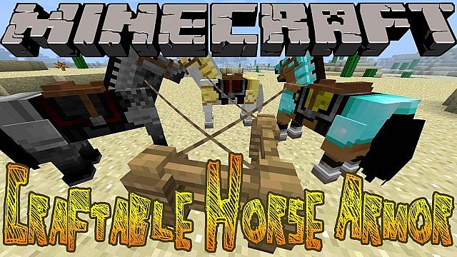 Мод Craftable Horse Armor для Minecraft 1.7.2